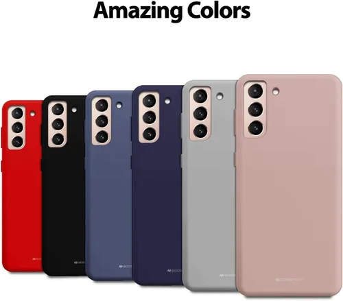 Vista 7 de GOOSPERY Funda de silicona líquida compatible con Samsung Galaxy S21 Plus, suave al tacto, protección de cuerpo completo, a prueba de golpes