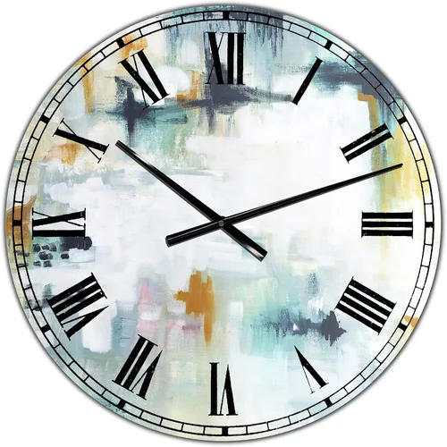 Vista 13 de DesignQ 'Personality' - Reloj de pared grande y moderno de 3 paneles para el hogar, dormitorio, baño, oficina, sala de estar