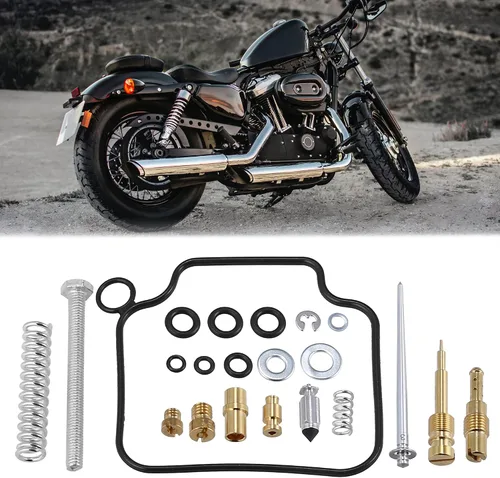 Vista 2 de F FIERCE CYCLE Kit de reparación de carburador de motocicleta para Honda TRX350 Rancher 350 2000-2003 Herramientas de reparación de carbohidratos