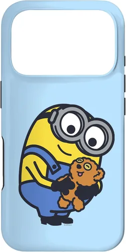 Vista 29 de iPhone 13 Despicable Me Minions Bob Holding Teddy Bear Case