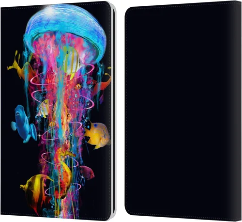 Vista 11 de Head Case Designs Funda de piel con licencia oficial de Dave Loblaw Aquarium Underwater compatible con Kindle Paperwhite 1/2/3
