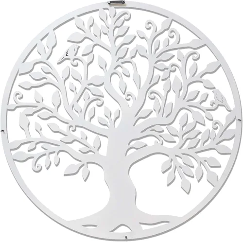 Vista 7 de Venodeco - Arte de pared del árbol de la vida, metal, madera, regalo de casa, decoración de pared, colgante de pared, decoración de pared, árbol