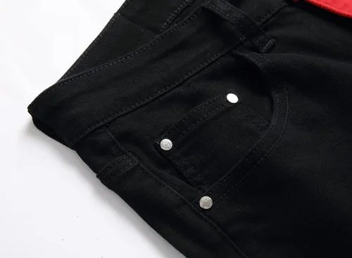 Vista 3 de RXXKKK Jeans ajustados regulares para hombre