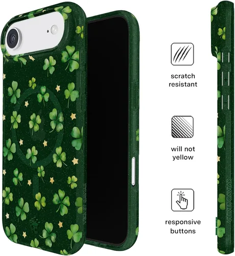Vista 178 de VELVET CAVIAR Funda para iPhone 15, compatible con MagSafe, probada contra caídas de 10 pies, fundas protectoras de diseño, leopardo color rosa