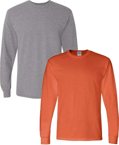 Vista 22 de Gildan - Camiseta DryBlend de manga larga para adulto, estilo G8400, paquete de 2