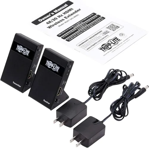 Vista 4 de Tripp Lite Extensor HDMI inalámbrico 4K @ 30Hz Latencia cero 7.1 Audio HDCP 2.(B127-1A1-WHD1)