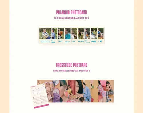 Vista 5 de TWICE [BETWEEN 1&2] 11th Mini Album Random Ver. CD+Photobook+5ea Photocard+Polaroid Photocard+Film Photo Sticker+Message Photocard+Heart