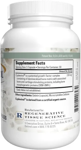 Vista 3 de Ostinol Standard 150mg - Suplemento para huesos y articulaciones Certificado de activación de células madre Complejo de proteínas bio activas