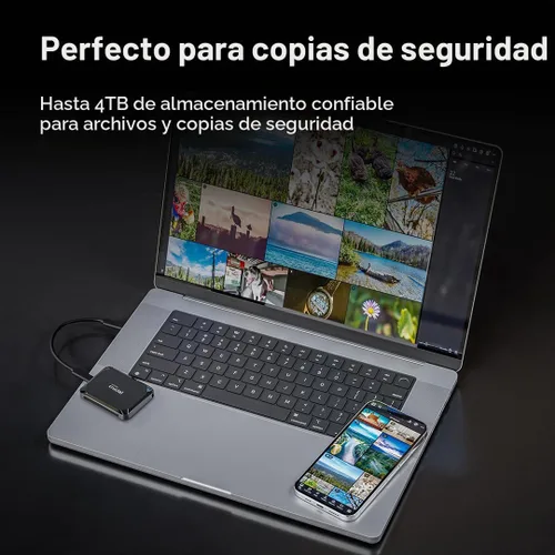 Vista 5 de Crucial X9 SSD portátil de 1 TB, hasta 1050 MB/s, USB 3.2 USB-C, unidad externa de estado sólido, compatible con Windows, Mac y Android