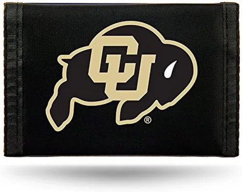 Vista 15 de Rico Industries Cartera de nailon de tres pliegues de la NCAA