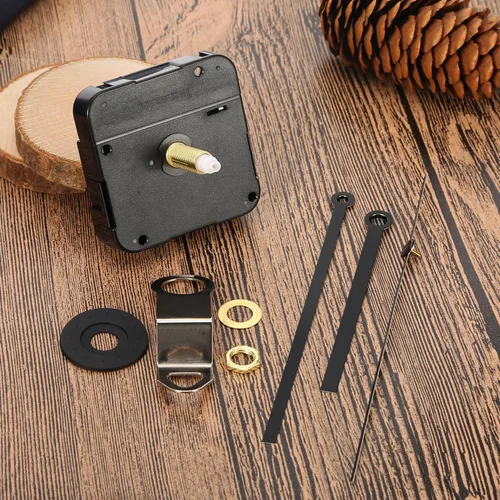 Vista 4 de Hicarer 28 mm Movimiento de Reloj de Esfera Larga de Cuarzo Kit de Reparación de Piezas de Reloj (Negro)