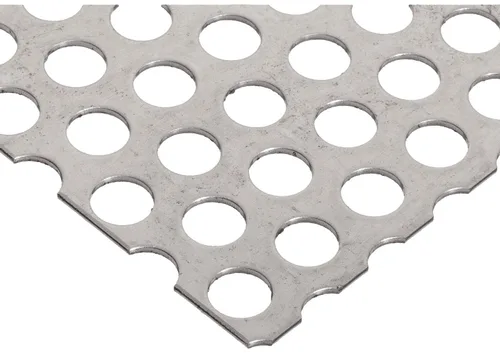 Vista 45 de 304, hoja perforada de acero inoxidable, sólida, acabo sin pulir (molinillo), sistema imperial, escalonada, 1