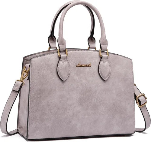 Vista 12 de LOVEVOOK Monederos y bolsos para mujer, bolso de hombro vintage moderno, bolso de mano de piel sintética, bolso de mano mediano para mujer