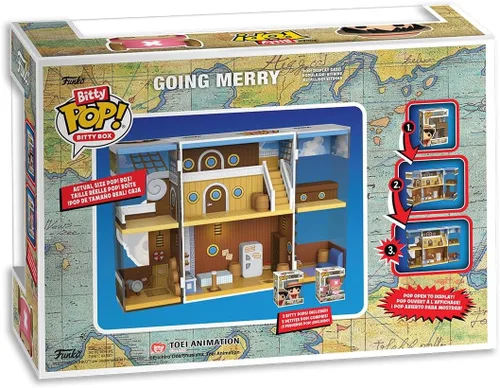 Vista 3 de Funko Bitty POP! Boxes: One Piece - Going Merry with Luffy