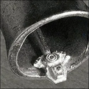 Vista 3 de USMC Marines Gremlin Bell, Peltre, No es una piedra preciosa