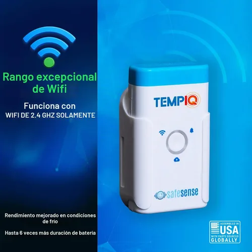 Vista 5 de TEMPIQ - Sensor remoto de temperatura y humedad WiFi – Integración de aplicaciones, alertas, ayuda a monitorear el segundo hogar, AirBnb, RV