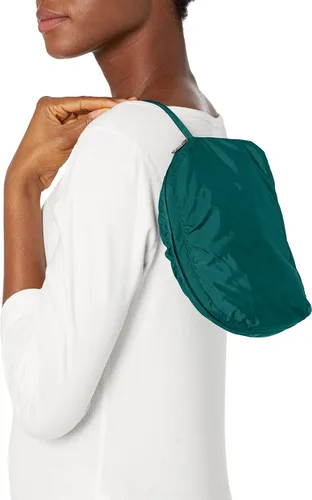 Vista 4 de Cole Haan Chaqueta de lluvia con capucha plegable con lazo trasero para mujer