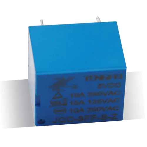Vista 4 de Tnisesm /6 unids DC 5 V bobina SPDT 5 pines mini PCB Power Relay JQC 3FF T73-5P-5V-B