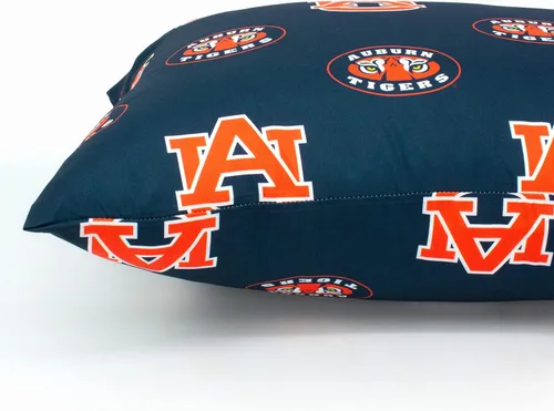 Vista 4 de College Covers Everything Comfy Auburn Tigers - Par de fundas de almohada, estándar, 20 x 30 pulgadas, incluye 2 fundas de almohada