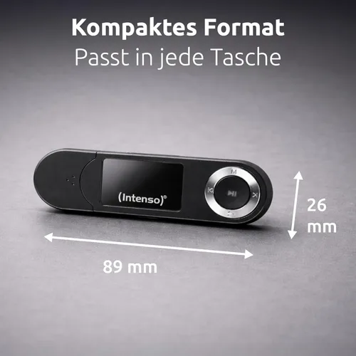 Vista 6 de Intenso Reproductor MP3 Music Walker 16 GB Negro