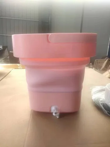 Vista 3 de Lavadora portátil, mini capacidad de lavado con 3 modos de limpieza profunda para ropa interior, ropa de bebé o artículos pequeños, lavadora