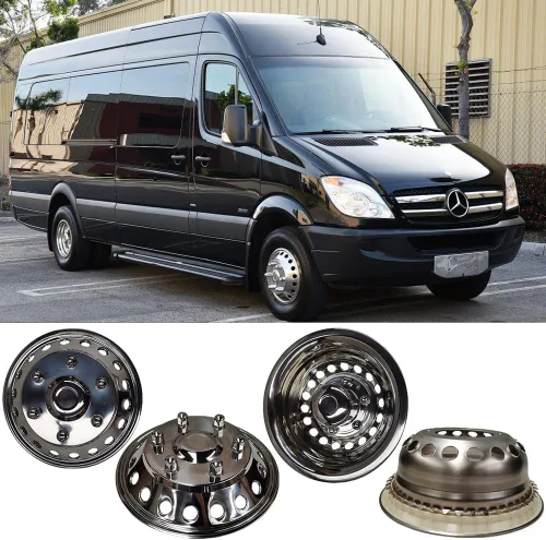 Vista 4 de Simulador de rueda de 16" para Dodge 2012-2025, Mercedes y Freightliner Sprinter Van