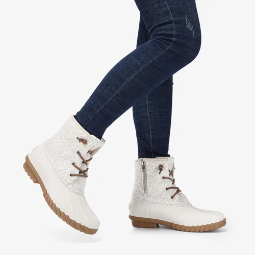 Vista 2 de STQ - Botas de pato para mujer, Botas de invierno acolchadas para la nieve