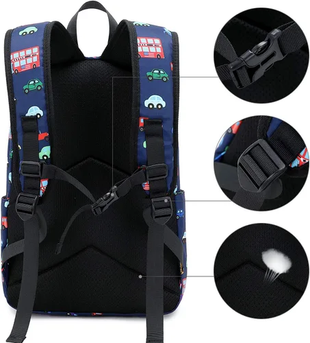 Vista 35 de CAMTOP - Conjunto de mochila y lonchera con estampados divertidos para niños de preescolar y primaria), Y0058-2