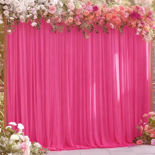 Vista 25 de Cortinas de fondo azul bebé de 8 x 10 pies para bodas, cortinas de fondo de poliéster sin arrugas, para baby shower, fiestas de cumpleaños