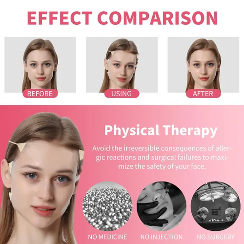 Vista 3 de DB11 Cinta de estiramiento facial, 24 unidades, cinta invisible ultrafina para rostro instantáneo, estiramiento facial en V, estiramiento facial