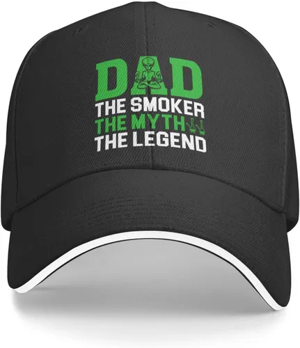 Vista 2 de Dad The Smoker The Myth The Legend Baseball Cap for Men Women Adjustable Funny Dad Hat