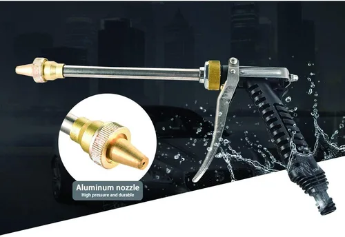 Vista 5 de MASO Bomba de energía para lavadora a presión de coche, kit de lavado eléctrico de presión portátil, 12 V, 80 W, bomba de agua, boquilla
