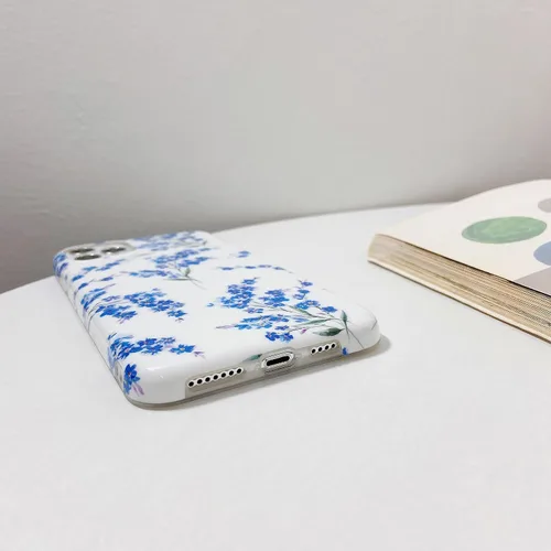 Vista 8 de J.west Funda floral para iPhone 11 Pro Max de 6.5 pulgadas, diseño de patrón de flores de TPU suave, parachoques a prueba de golpes para mujeres