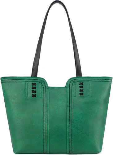 Vista 20 de Montana West Bolso Tote para Mujeres con Asa Superior Bolso de Mano Satchel Ámbar marrón