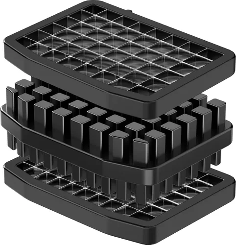 Vista 13 de Picadora Eléctrica de Verduras 4-en-1, Procesador de Alimentos Cortador de Verduras de 200W, Cortador de Alimentos para Vegetales Con Función