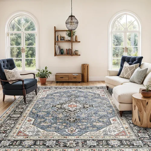 Vista 42 de Alfombra lavable de cocina de 2 x 6: antideslizante oriental interior alfombra pasillo Soft Easy Clean Thin Floor Throw Carpet for Bedroom