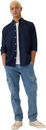 Vista 8 de GAP - Pantalones cargo para hombre Musgo negro