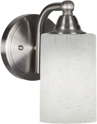 Vista 29 de Toltec Lighting Paramount - Aplique de pared de 1 luz, lámpara de pared para interiores, regulable, compatible con LED de base media, acabado