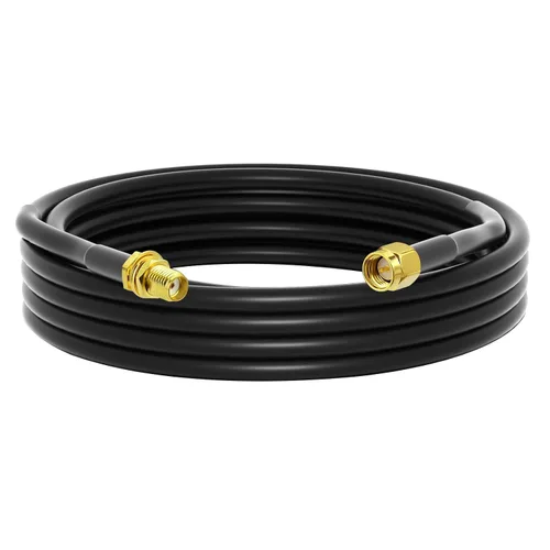 Vista 9 de onelinkmore Cable de extensión RG58 SMA de 3 pies, macho a hembra, 50 ohmios RF