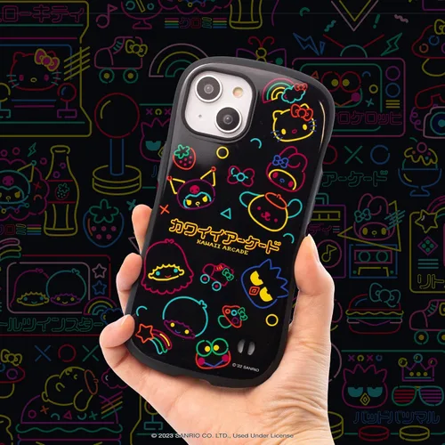 Vista 7 de iFace Kuromi & Baku Bead Strap + Funda de primera clase para iPhone 14 Plus, Poliuretano termoplástico