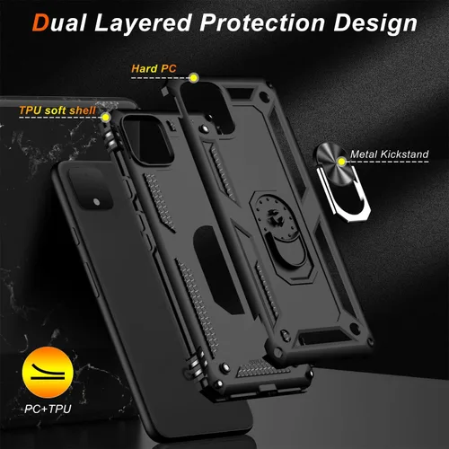 Vista 7 de LUMARKE Funda para Google Pixel 4 XL con Protector de Pantalla, Pasa Pruebas de Caída de 16 pies Grado Militar Cubierta Protectora de Teléfono