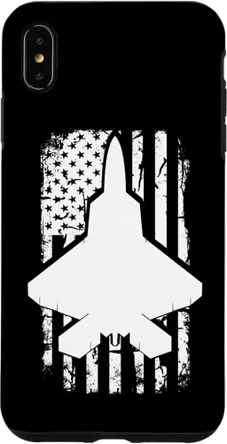 Vista 11 de F22 Raptor US Flag Fighter Airplane Jet Plane Aircraft Case for iPhone 17