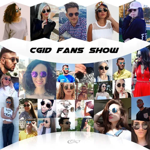 Vista 5 de CGID E01 Lennon - Gafas de sol polarizadas redondas unisex