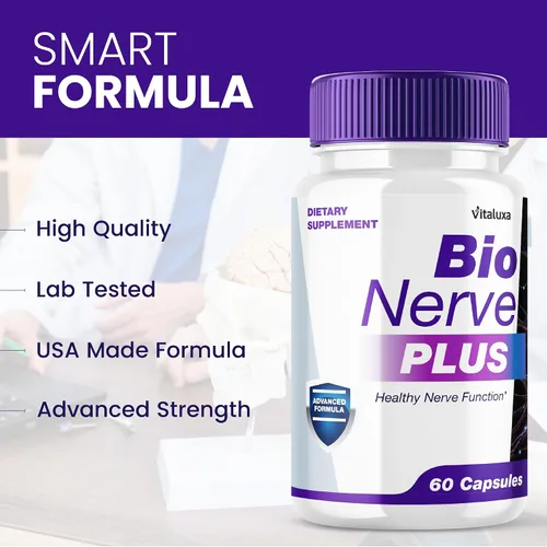 Vista 3 de Cápsulas Bio Nerve Plus, pastillas de suplemento BioNerve+ Premium Formula Capsulas, ingredientes naturales avanzados para el cuidado