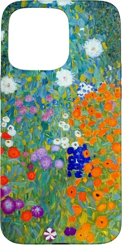 Vista 31 de Gustav Klimt Flower Garden Case for iPhone 16