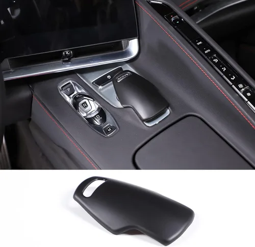 Vista 8 de CHEAYAR Cubierta de la palanca de cambios compatible con Corvette C8 Z06 Z51 2020 2021 2022 2023, cubierta de perilla selectora de modo ABS