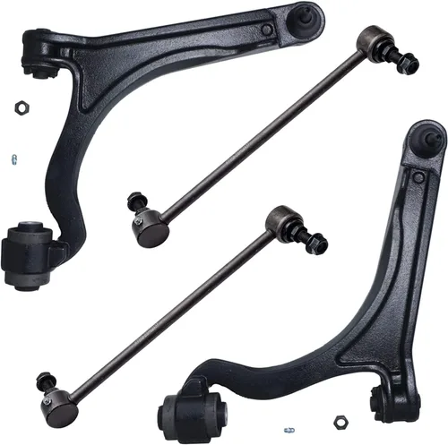 Vista 154 de Detroit Axle - Barras estabilizadoras de brazos de control delanteros 4WD para Ford 2005-2008 F-150 Lincoln Mark LT, 2 brazos de control superiores