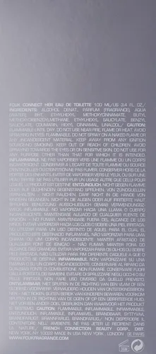 Vista 3 de Fcuk Connect for Her By Fcuk - Aerosol Eau-de-toilette para mujer, 3.4 onzas