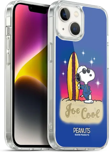 Vista 51 de Head Case Designs Funda de gel con licencia oficial de Peanuts Beach Surf Snoopy Boardwalk Airbrush [protección de grado militar] compatible