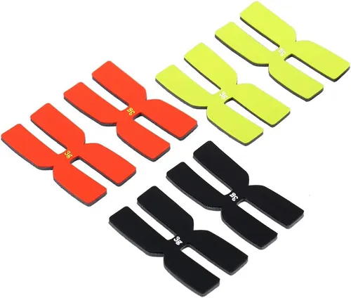 Vista 7 de Lixada 6 cintas de raqueta de tenis de silicona para raquetas de tenis de 0.11 oz